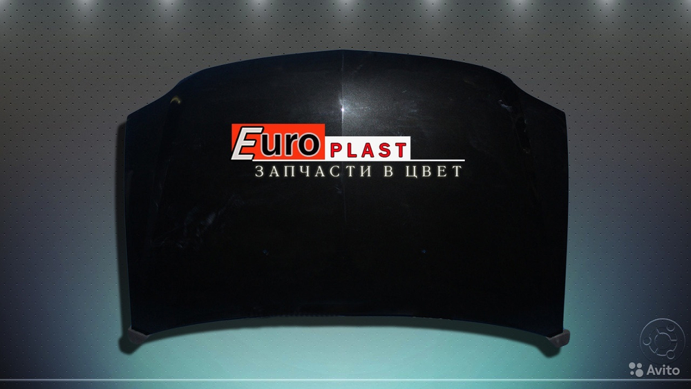 Капот черный на Renault Logan 2004-2009