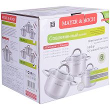 Набор кастрюль Mayer&amp;Boch 28813 6 пр.