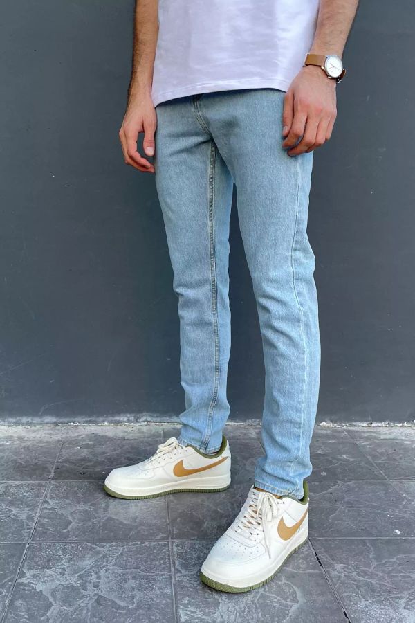 Джинсы Vintage Slim 2302 Tapered Мужские Light Blue - фото 4
