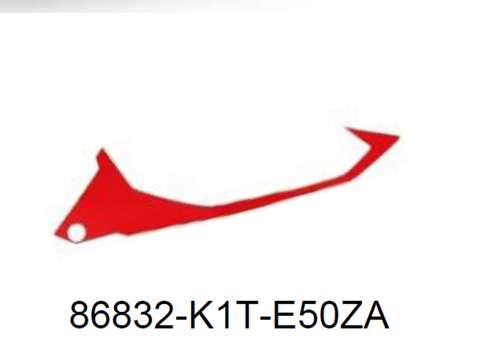 86832-K1T-E50ZA. STRIPE, L. SIDE COVER *TYPE1*