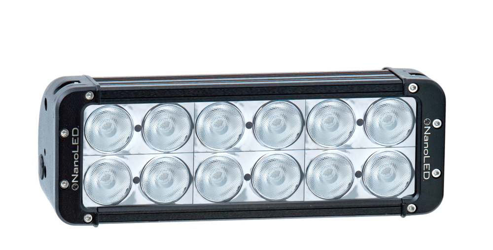 Светодиодная фара NanoLed 120W широкий луч (2 ряда)