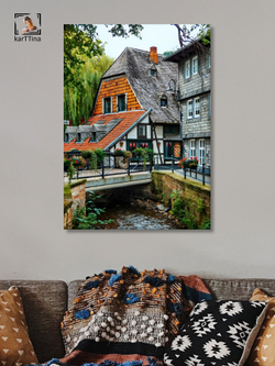 Картина Туманные огни для интерьера 50x70см 1шт.
