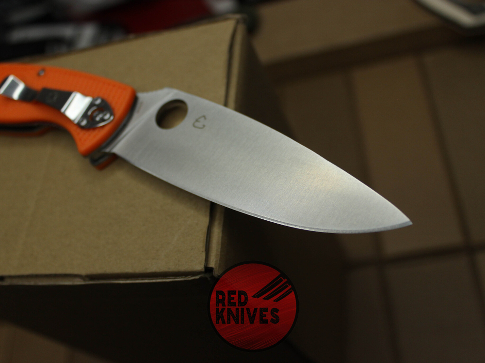 Нож Spyderco Resilience LTW F/P - оранж рукоять