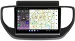 Магнитола для Hyundai Solaris 2 2020-2022 (штатная навигация) - Kuberg OL-9714 QLed+2K, Android 13, Быстрейшая, CarPlay, 4G SIM-слот