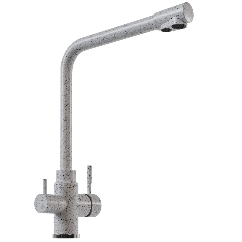 Смеситель для кухни 35к MIXLINE МЛ-ГС13 (ML-GS13) (310) серый с вых. для питьевого фильтра