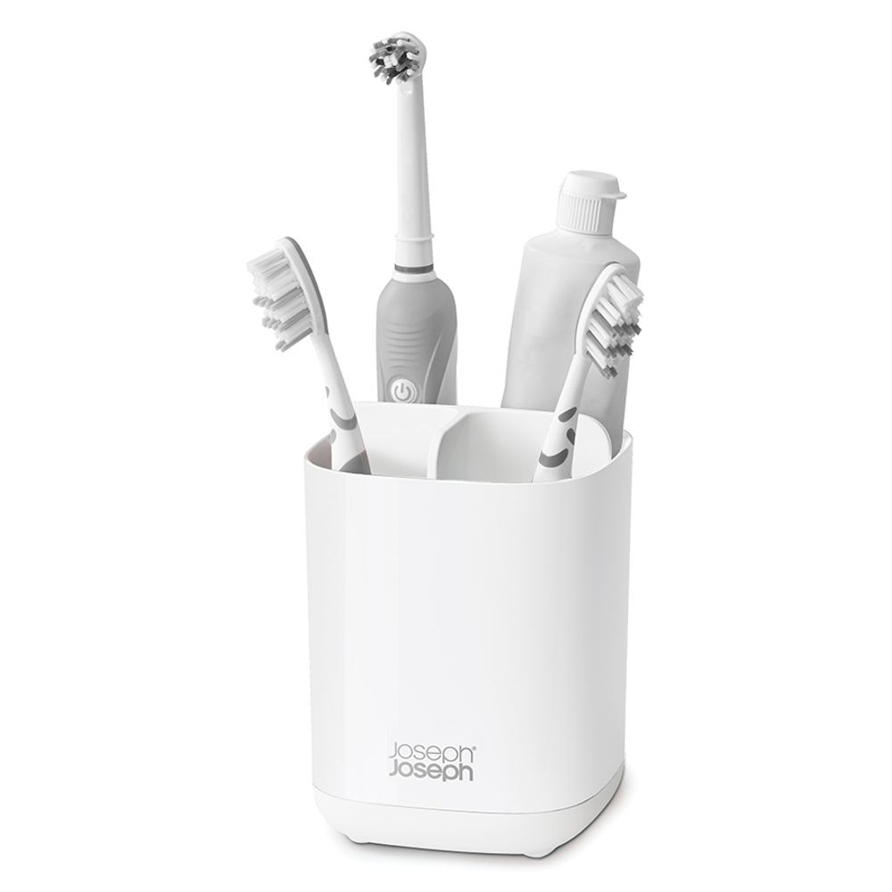 Органайзер для зубных щеток easystore™, 9х9х12,5 см, белый