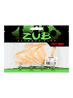 Приманка ZUB-KAZARA 50мм(2")-10шт, (цвет 303) телесный