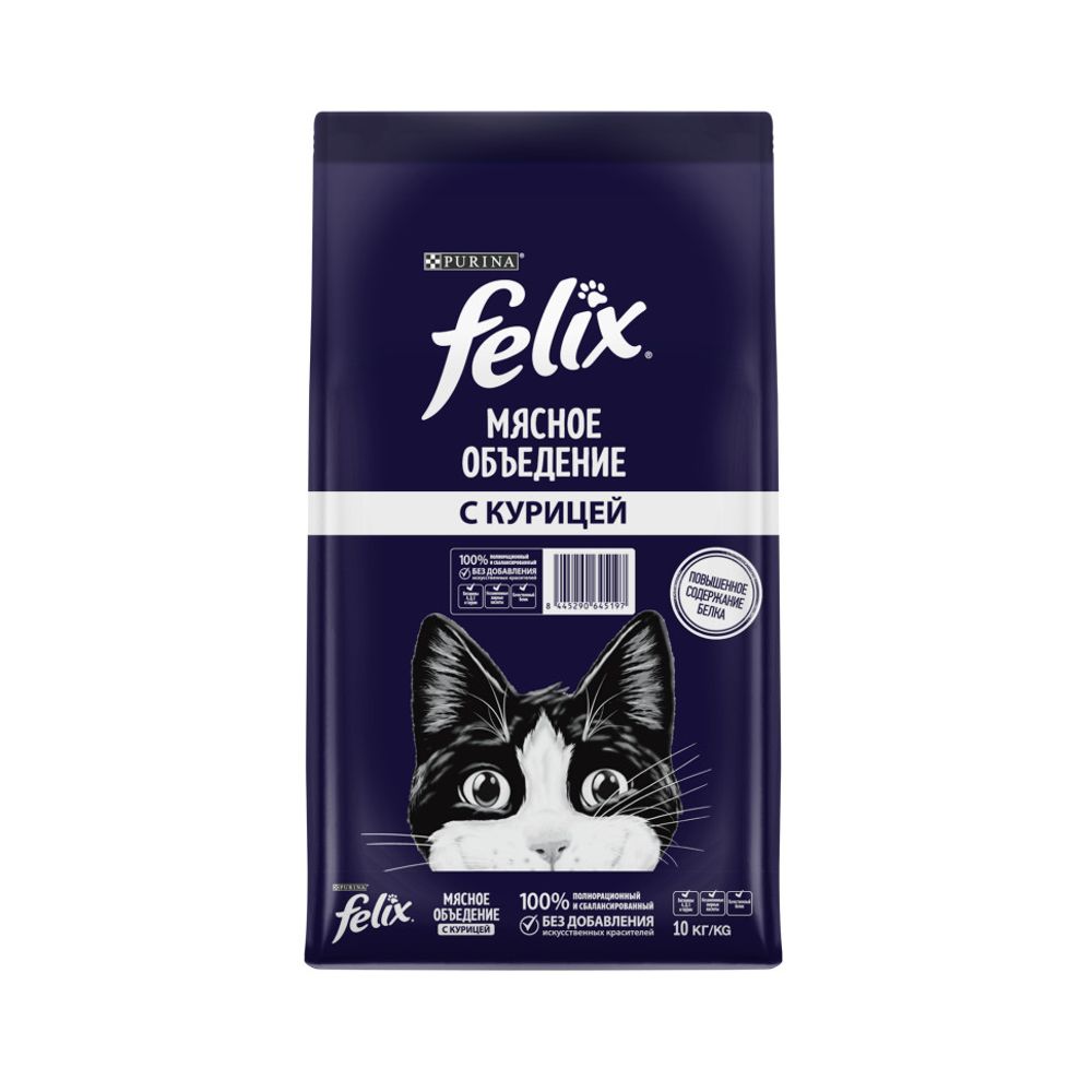 FELIX Мясное объедение Курица 10х200г