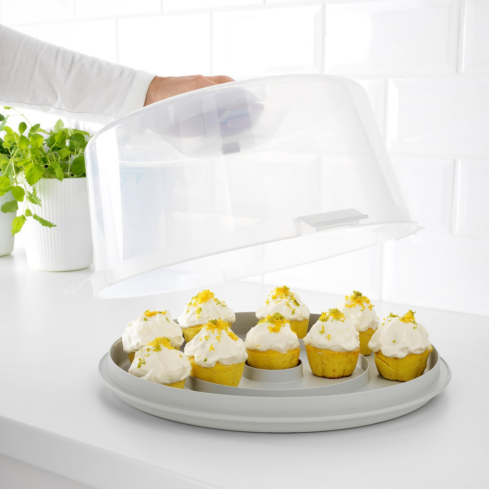 IKEA KRISPIG  (ИКЕА КРИСПИГ)  -  Контейнер для торта - 36 см