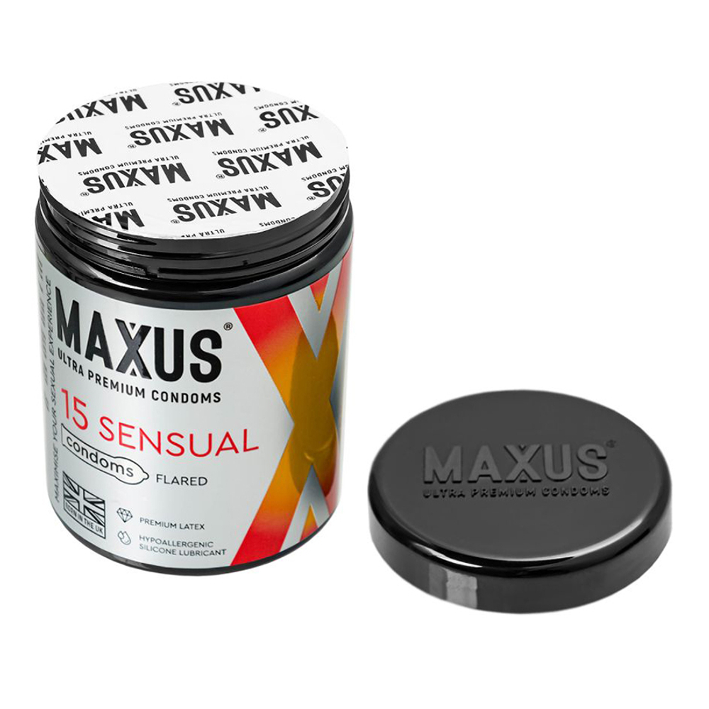 Набор презервативов анатомической формы в металлическом кейсе Maxus Sensual X-Edition №15