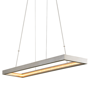 Corbett Jasmine Linear, 36 cm, Silver Leaf