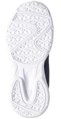 Детские теннисные кроссовки K-Swiss Court Express Omni - jet black/spicy orange/white