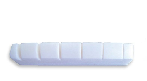 Hosco H-HSB-NG1 Верхний порожек с прорезями для электрогитары, Gibson-style, 44x9.3x5мм, кость