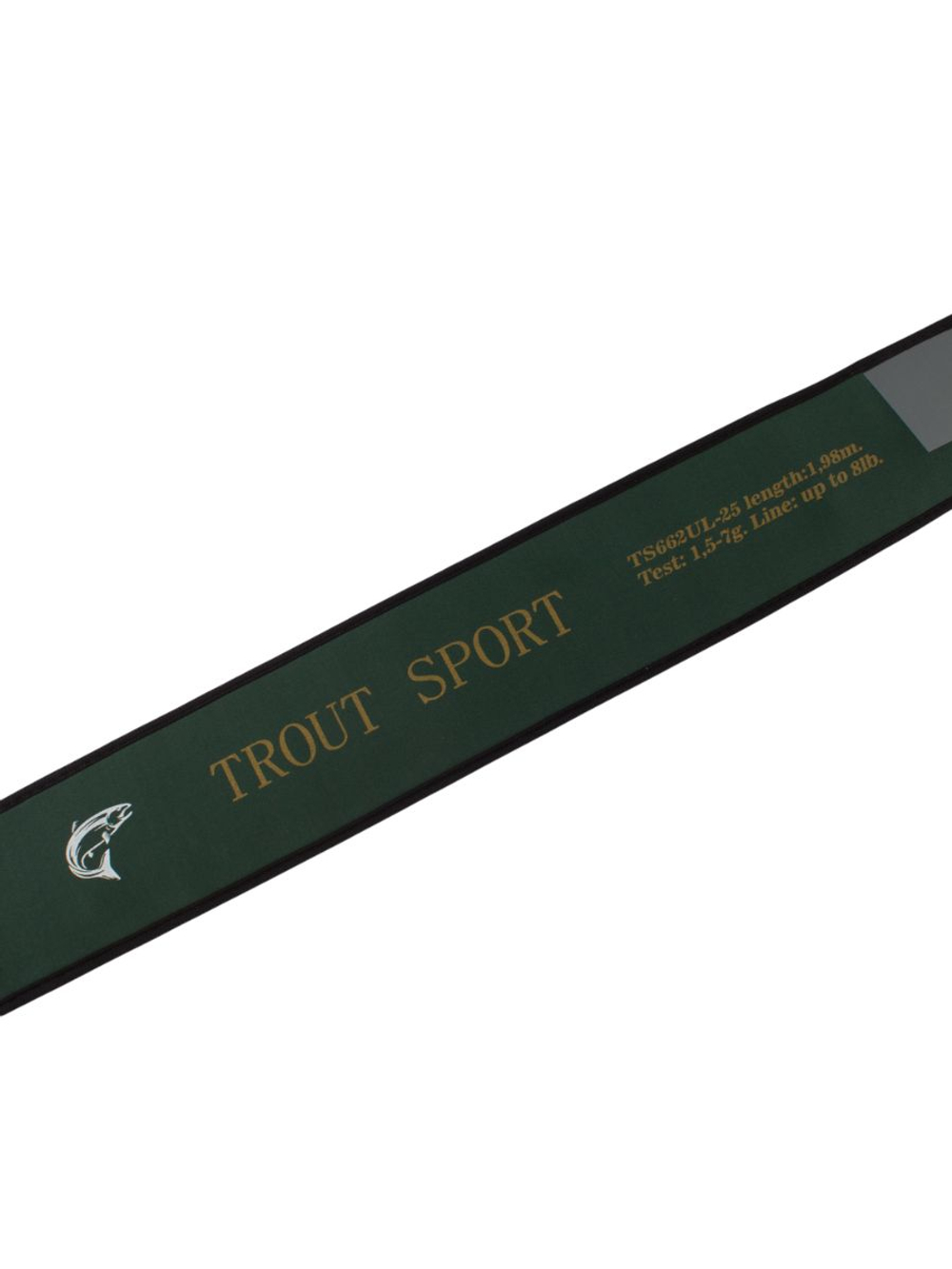Удилище спиннинговое Fish Crystal Trout Sport, 2 секции, полая вершинка, длина 1.98 м, тест 1.5-7 г