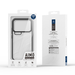 Чехол прозрачный с мягкими черными рамками для Xiaomi 17 Pro, Dux Ducis, серия Aimo Series Case