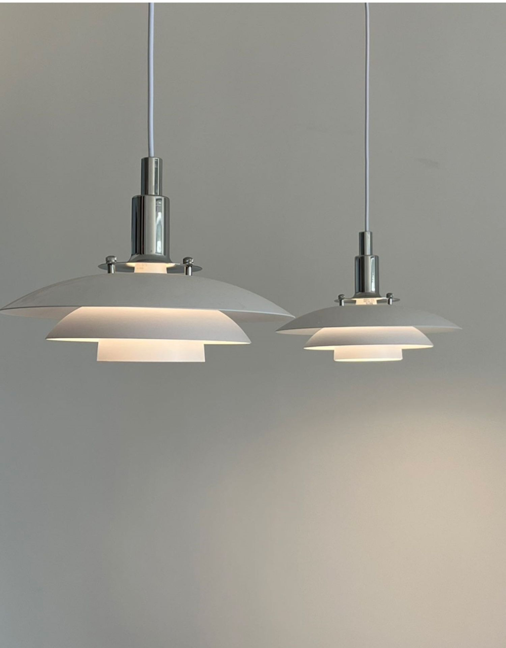 Pendant design lamp PH 3/2 by Louis Poulsen (White)