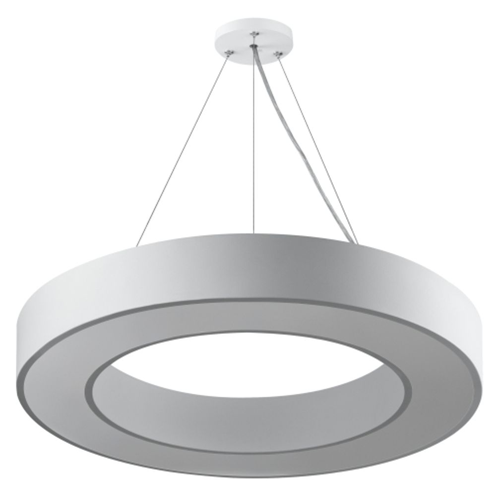 Светильник LED ЭРА Geometria SPO-134-W-40K-056 Ring 56Вт 4000К 4200Лм IP40 800*80 белый подвесной драйвер внутри | Декоративные светильники Geometria