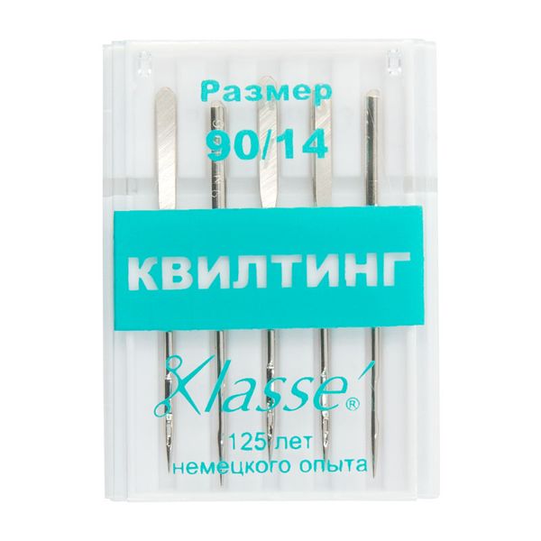 Иглы для швейных машин для квилтинга 130/705 H, №90 | 10 блист., Hemline