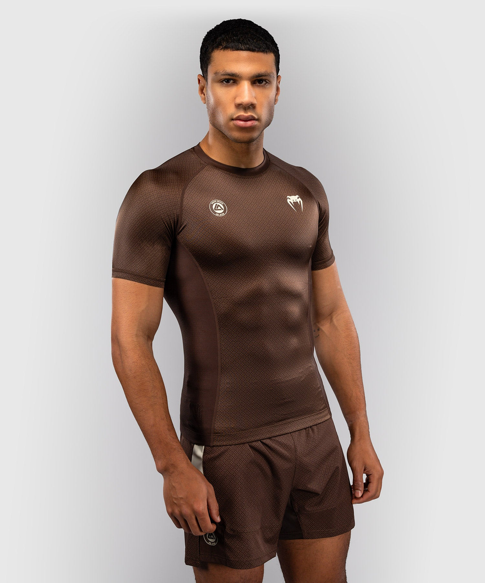 Рашгард Roger Gracie Academy by Venum Dark Brown S/S