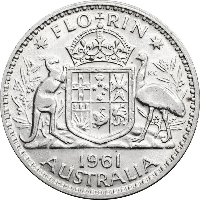 1 флорин 1961 Австралия