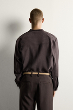 РУБАШКА СВОБОДНОГО КРОЯ JACQUARD — ZARA