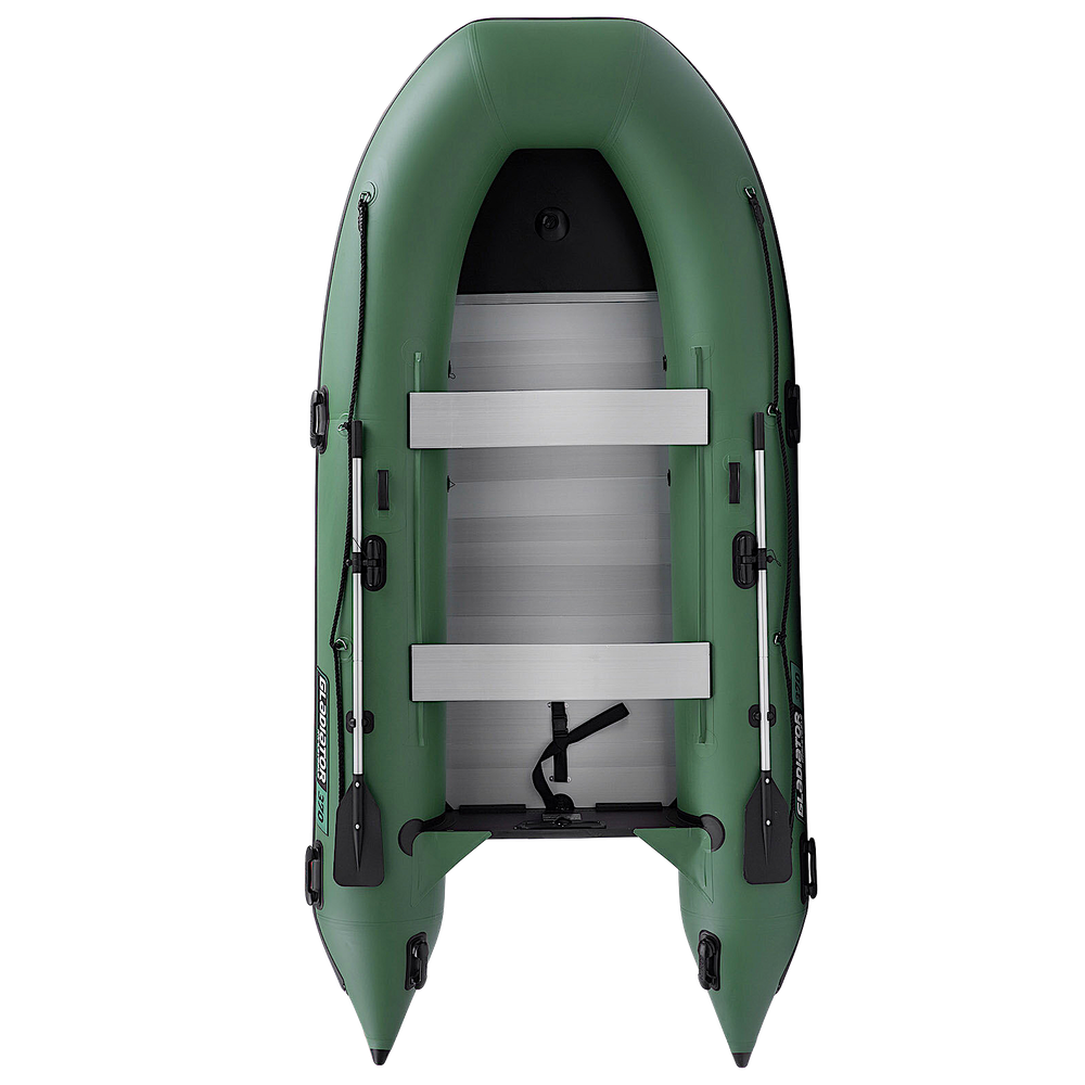 Лодка ПВХ Gladiator Light B370AL с алюминиевым полом -