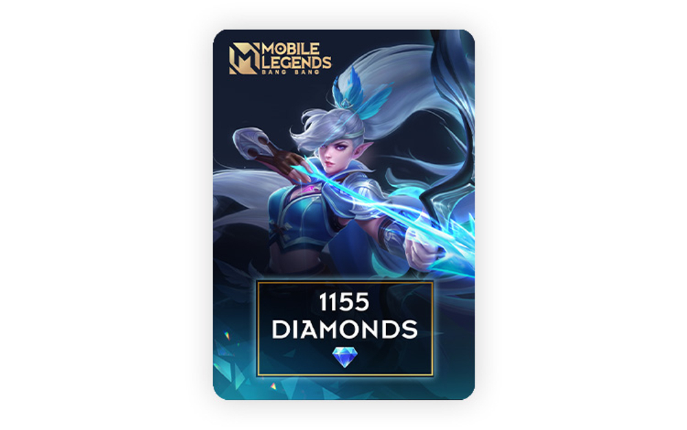 Игровая валюта Mobile Legends: 1155 Diamonds [Цифровая версия]