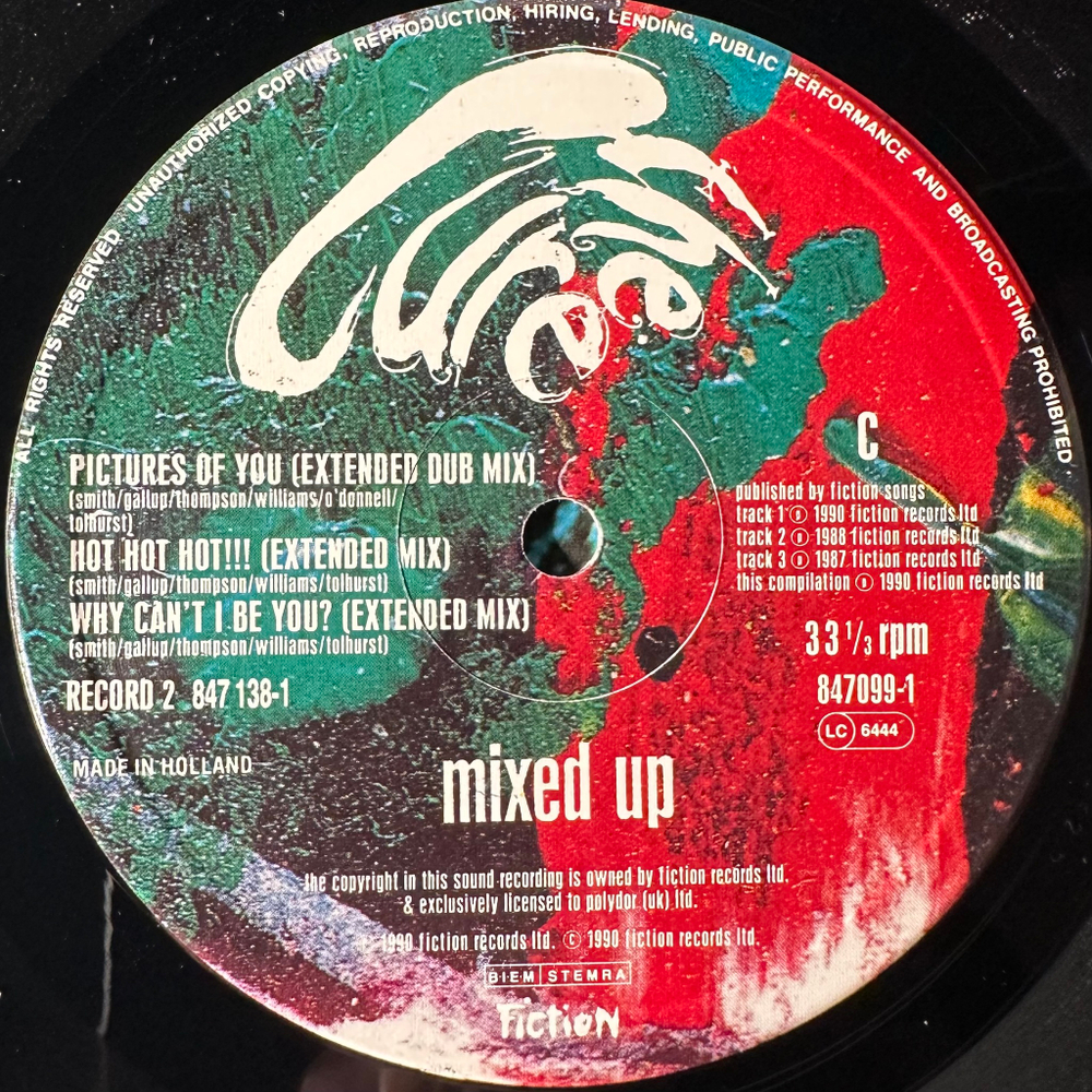 The Cure ‎– Mixed Up 2LP (Голландия 1990г.)