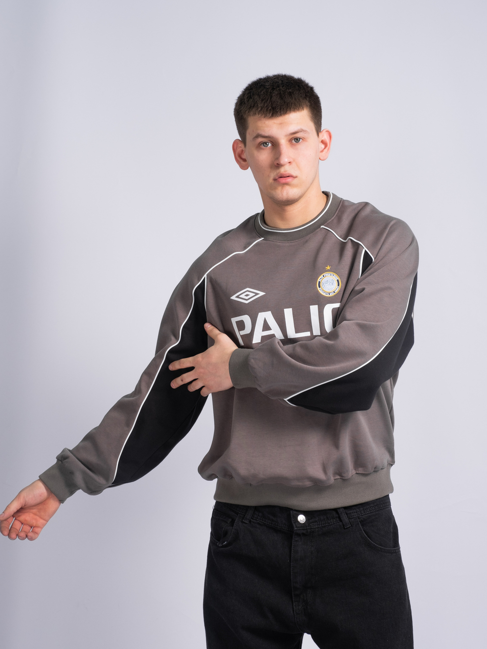 Свитшот Palace Umbro #A6260 (сер.)