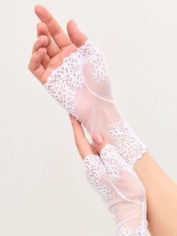 Митенки 0618-6 белый