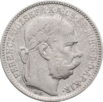 1 крона 1896 Венгрия