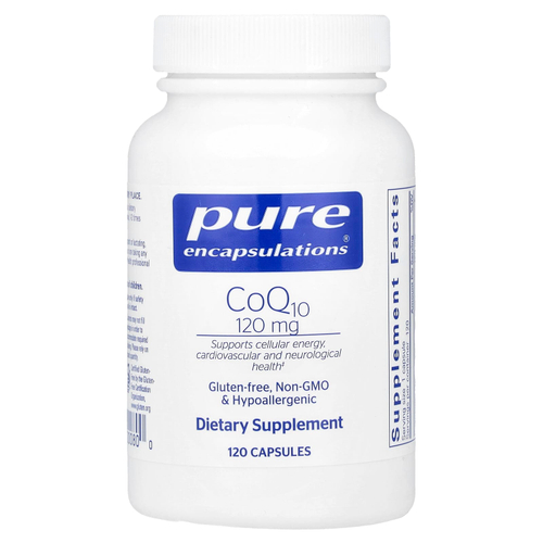 Pure Encapsulations, CoQ10, 120 мг, 120 капсул