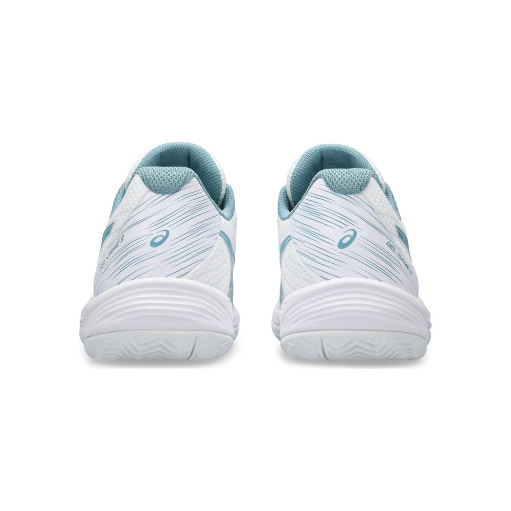 Женские теннисные кроссовки ASICS Gel-Game 9 Clay Court Shoe Women - White, Petrol