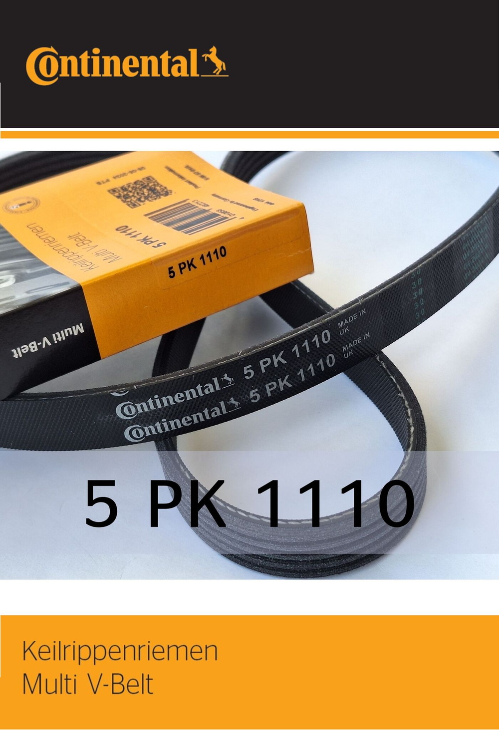 Ремень генератора Continental 5PK1110
