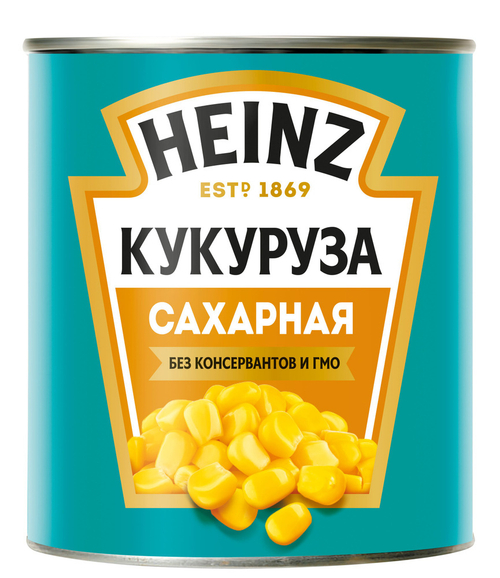 HEINZ кукуруза сладкая консервированная, ж/б 340г