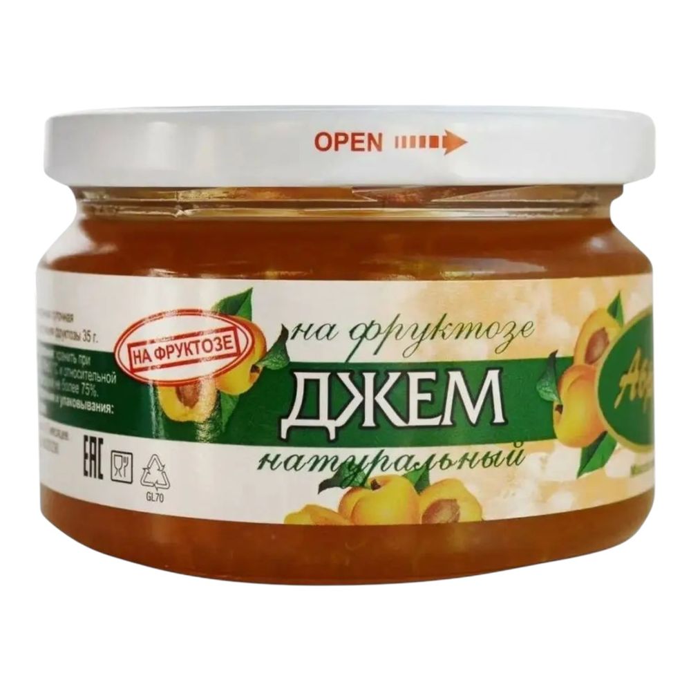 Джем Петродиет Абрикосовый на Фруктозе 240гр
