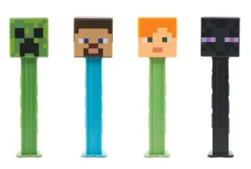 Карамель леденцовая PEZ Minecraft, 17 г (Венгрия)