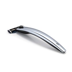 Подарочный набор Bolin Webb R1, бритва R1 хром, подставка R1 хром (BW GIFTBOX STAND R1 CHROME)