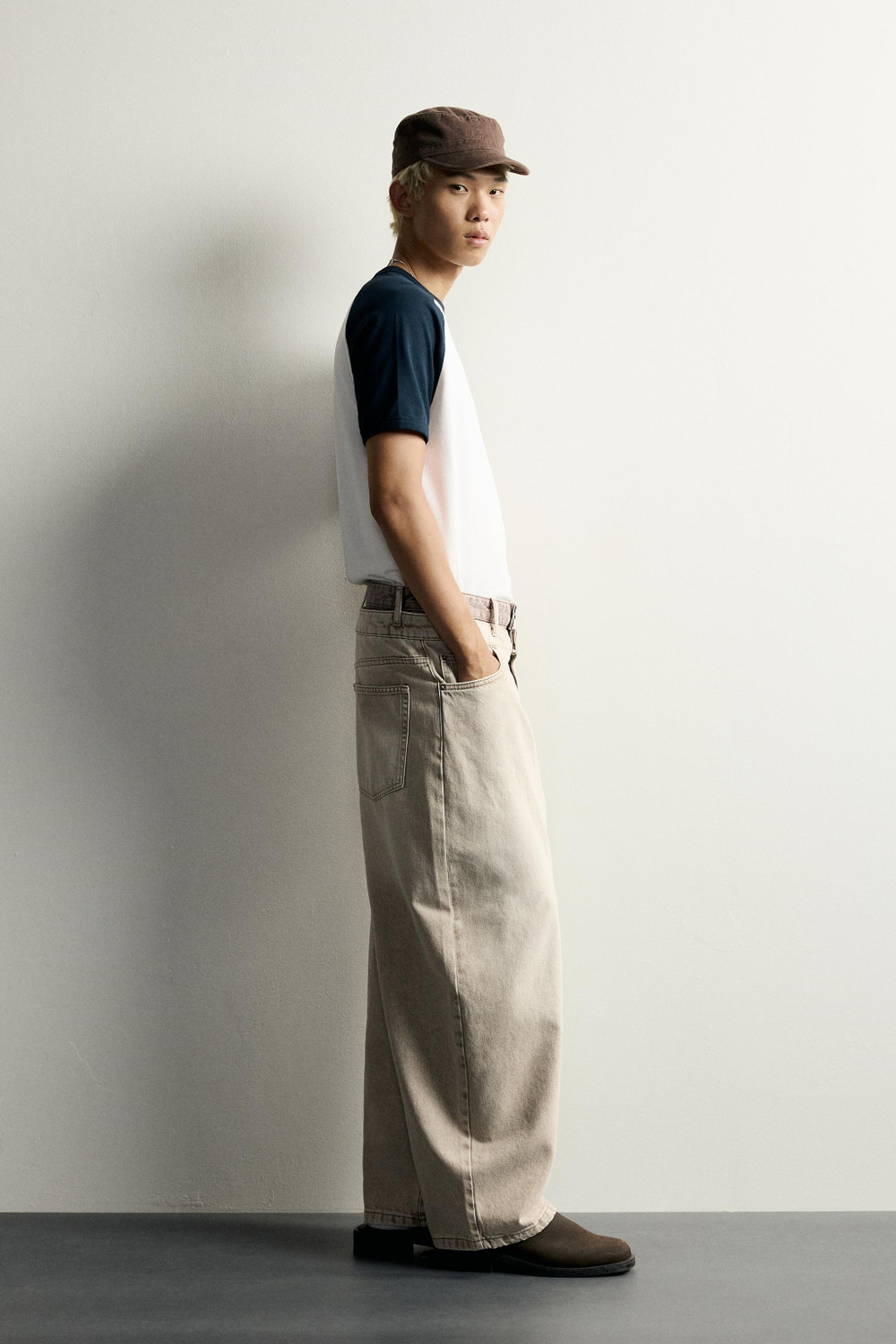 БРЮКИ BALLOON FIT С МНОГОСЛОЙНЫМ ПОЯСОМ — ZARA