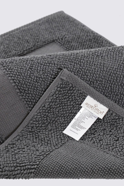 Коврик для ванной Kaia EcoCotton 50х80 | темно-серый