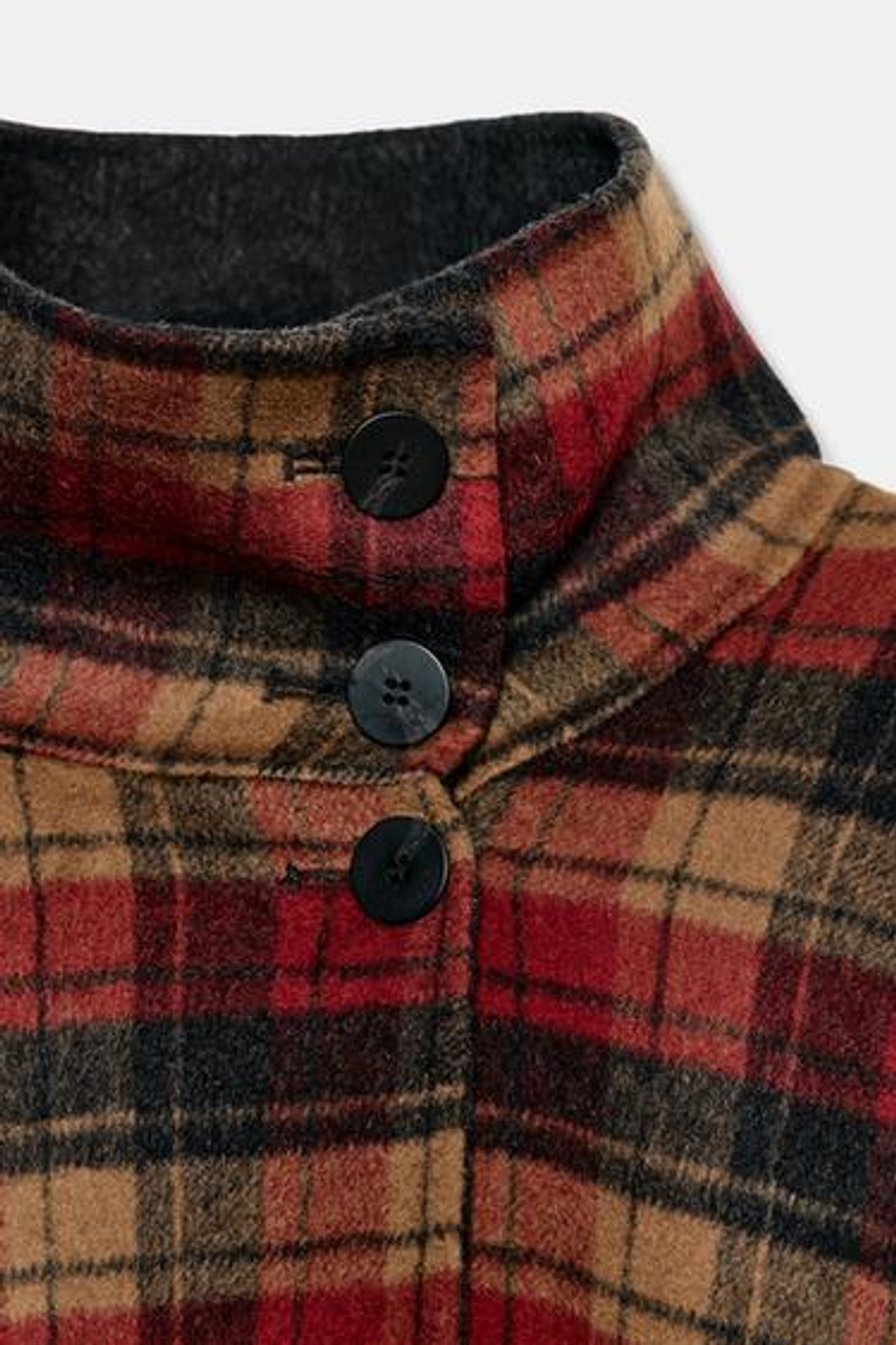 Пальто из шерсти с карельным узором ZW COLLECTION LIMITED EDITION - ZARA