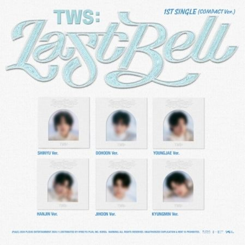 Альбом TWS - LAST BELL 1st Single Album COMPACT 6 Version SET