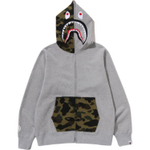 A Bathing Ape Bathing Ape Sweatshirts Cotton Moderate No Fleece Lined Regular Zip Closure 0zxswmx05151p серый