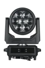 Wash B-EYE MW760-IP — вращающаяся голова 7×60 Вт с RGB-подсветкой и зумом 4°–60° IP65