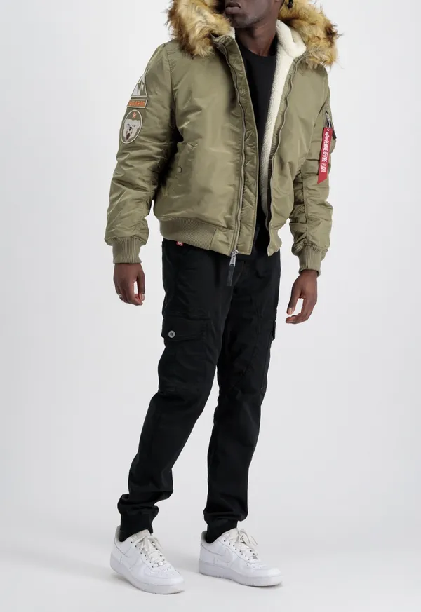 Куртка утепленная мужская ALPHA INDUSTRIES MA-1 Hooded Arctic