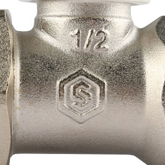 Клапан запорно-балансировочный прямой Stout 1/2" для радиатора (SVL 1176 000015)