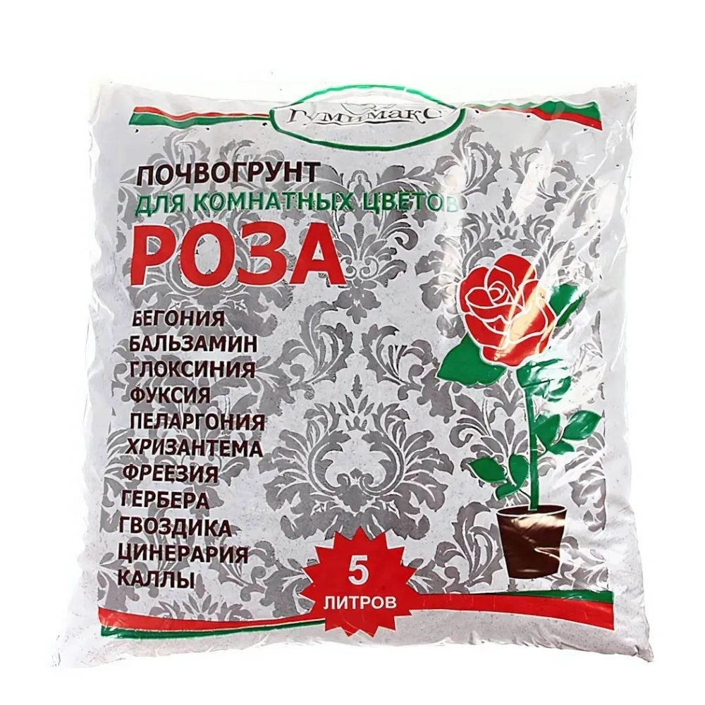Почвогрунт 5л «Роза» Гумимакс