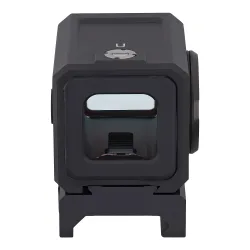 Коллиматор Gaut Tourmaline 1x20x18, закрытый, точка 3 МOA красная, Weaver - вид сзади, окуляр