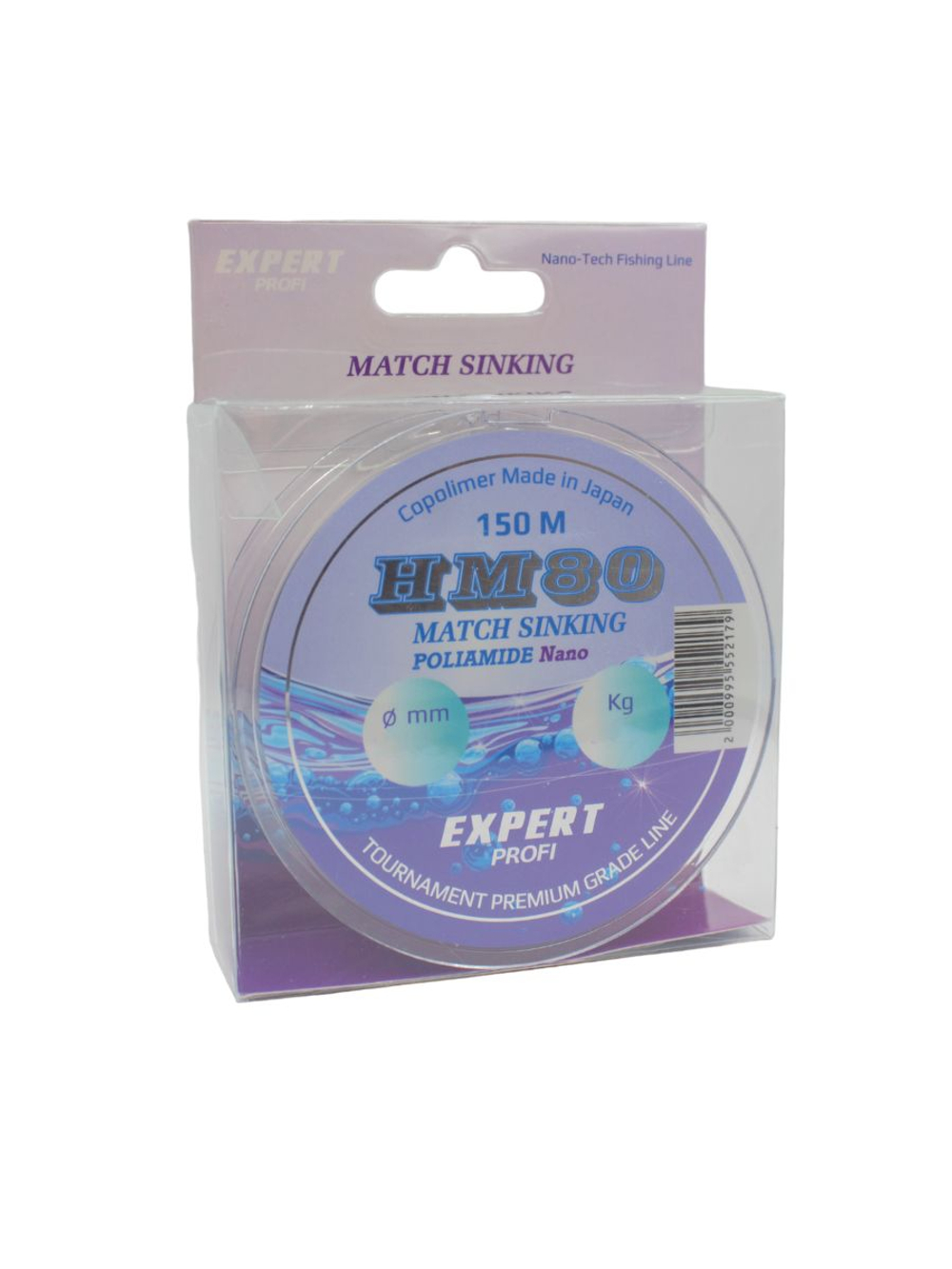 Рыболовная леска Expert Profi HM80 Match Sinking 150м 0.255мм - 9.64кг
