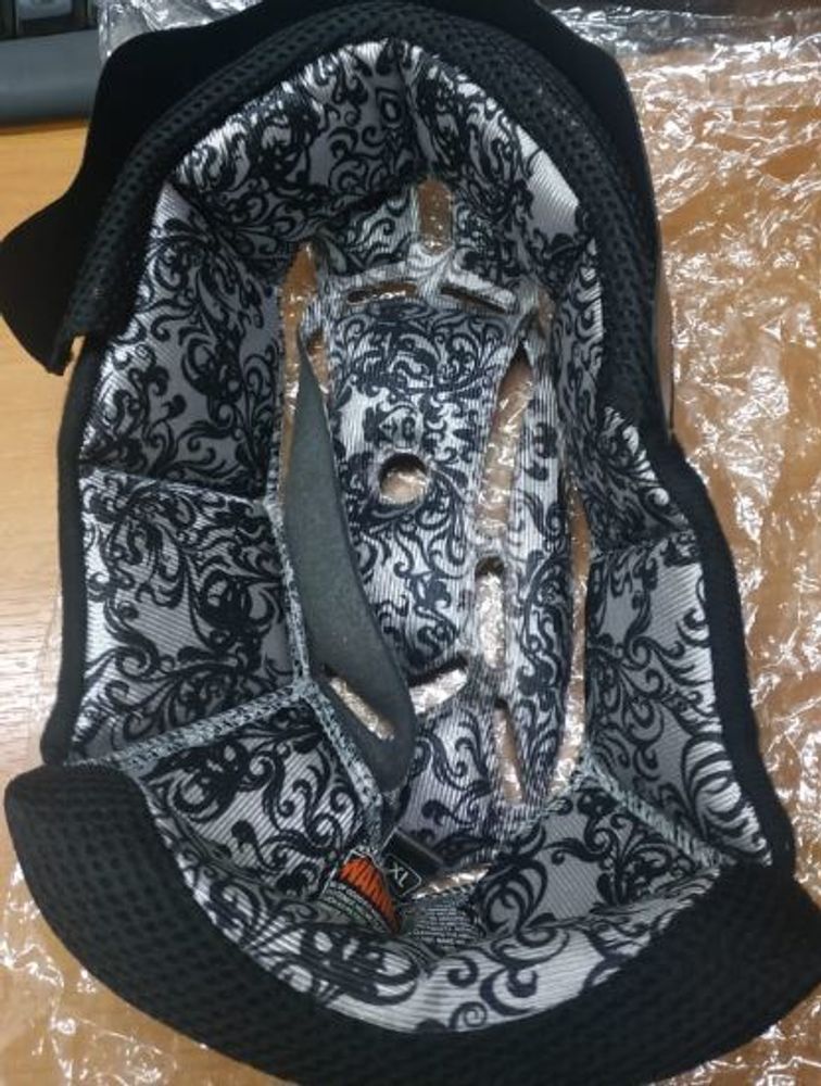 Накладки внутрен MT MX1 CROSSBONES WHITE/BLACK L